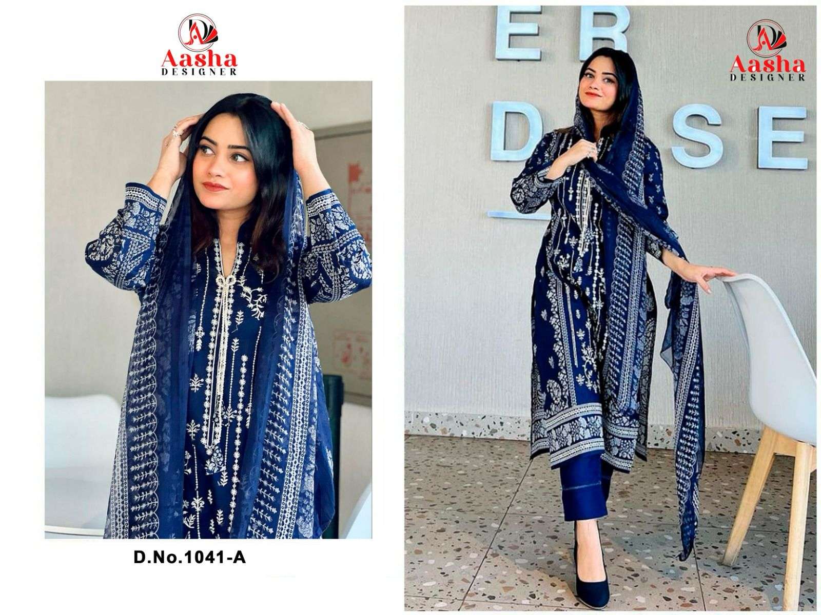 Aasha Harsha Vol 2 Chiffon Salwar Kameez Wholesale catalog