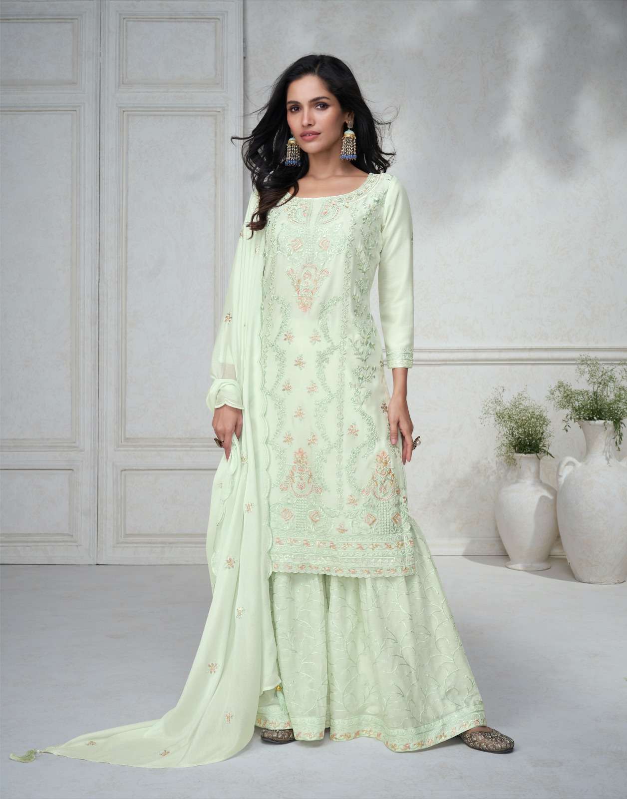 Aashirwad Gulkand Agha Noor Premium Silk Salwar Kameez Wholesale catalog