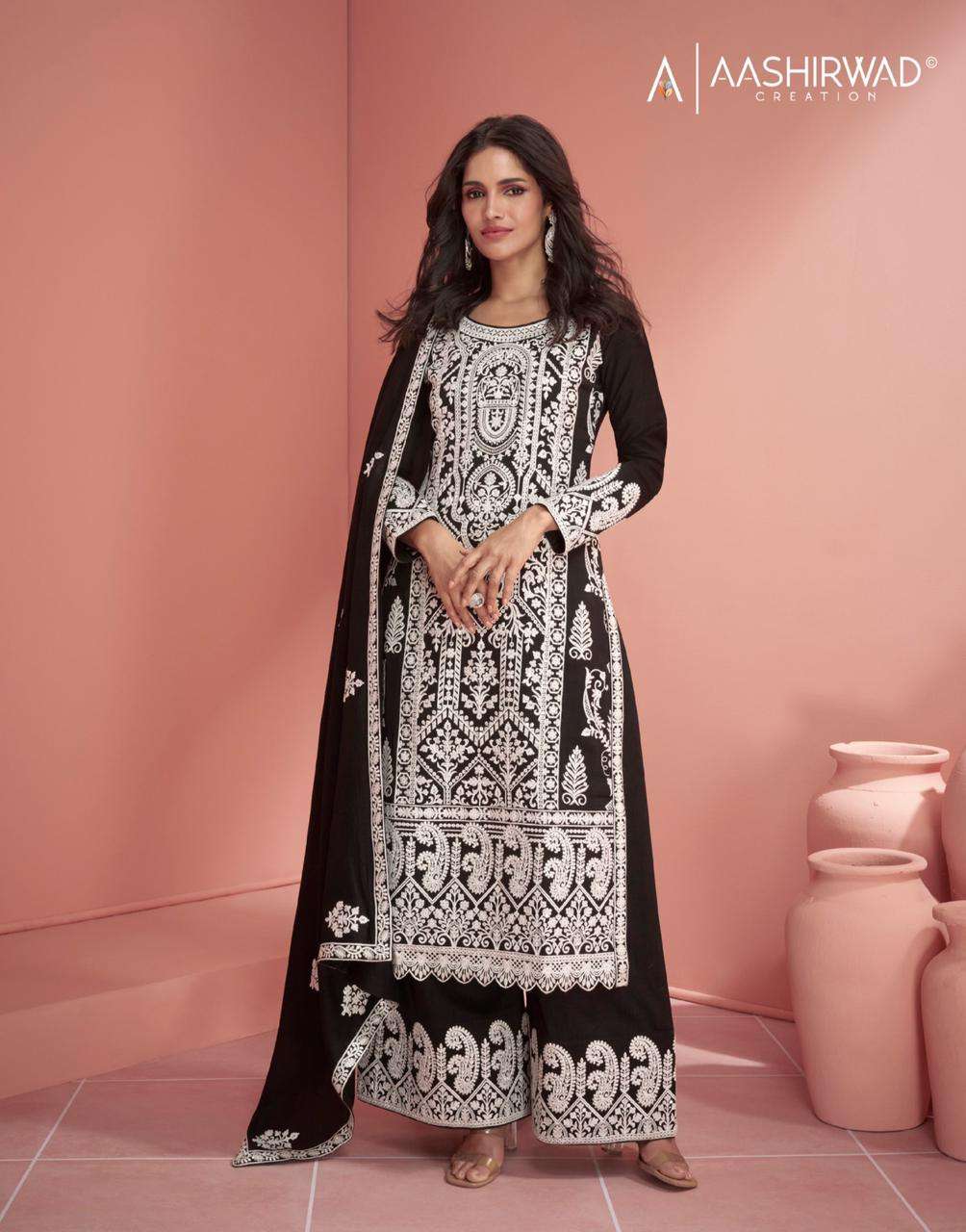 Aashirwad Gulkand Ruhani Premium Silk Salwar Kameez Wholesale catalog