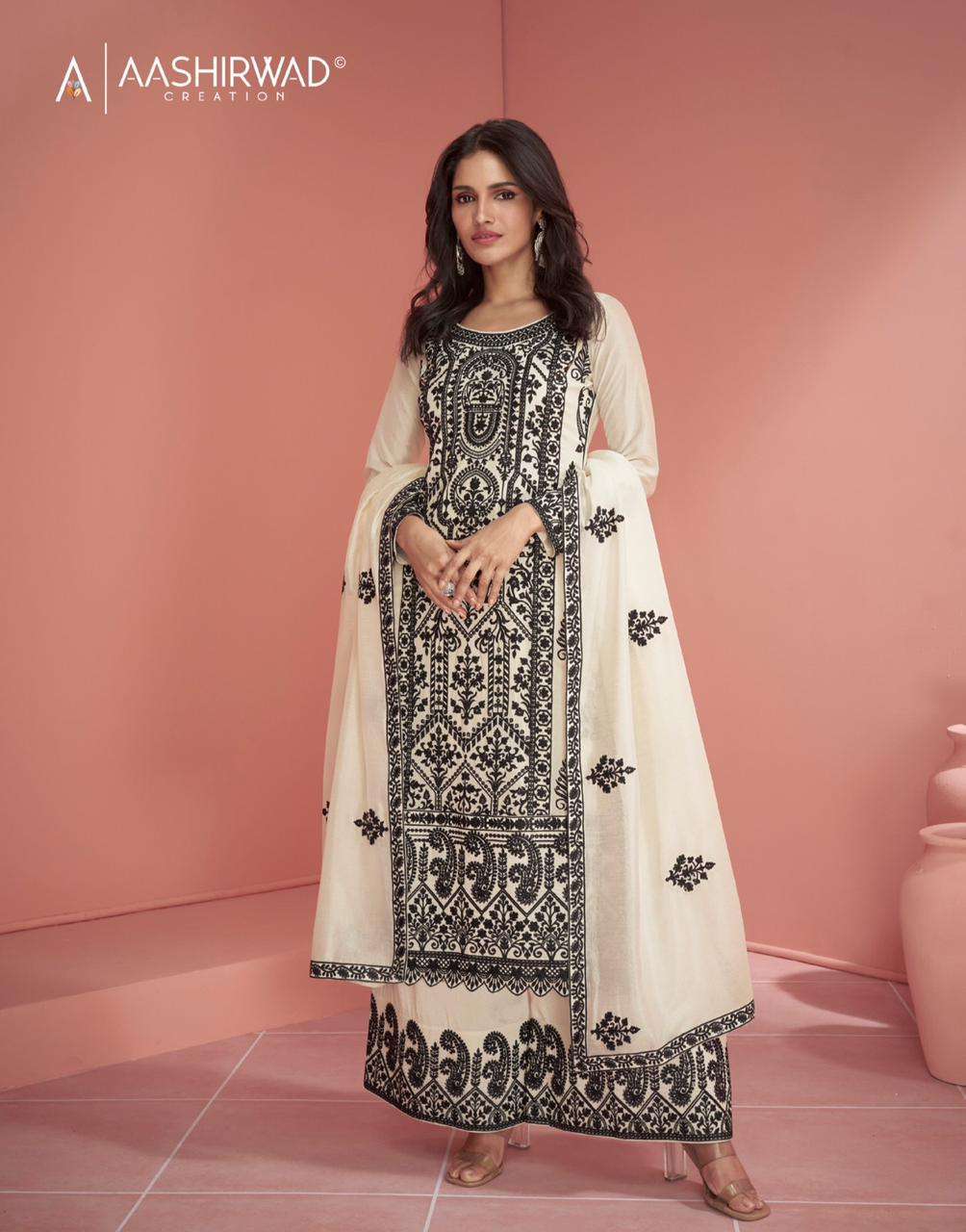 Aashirwad Gulkand Ruhani Premium Silk Salwar Kameez Wholesale catalog