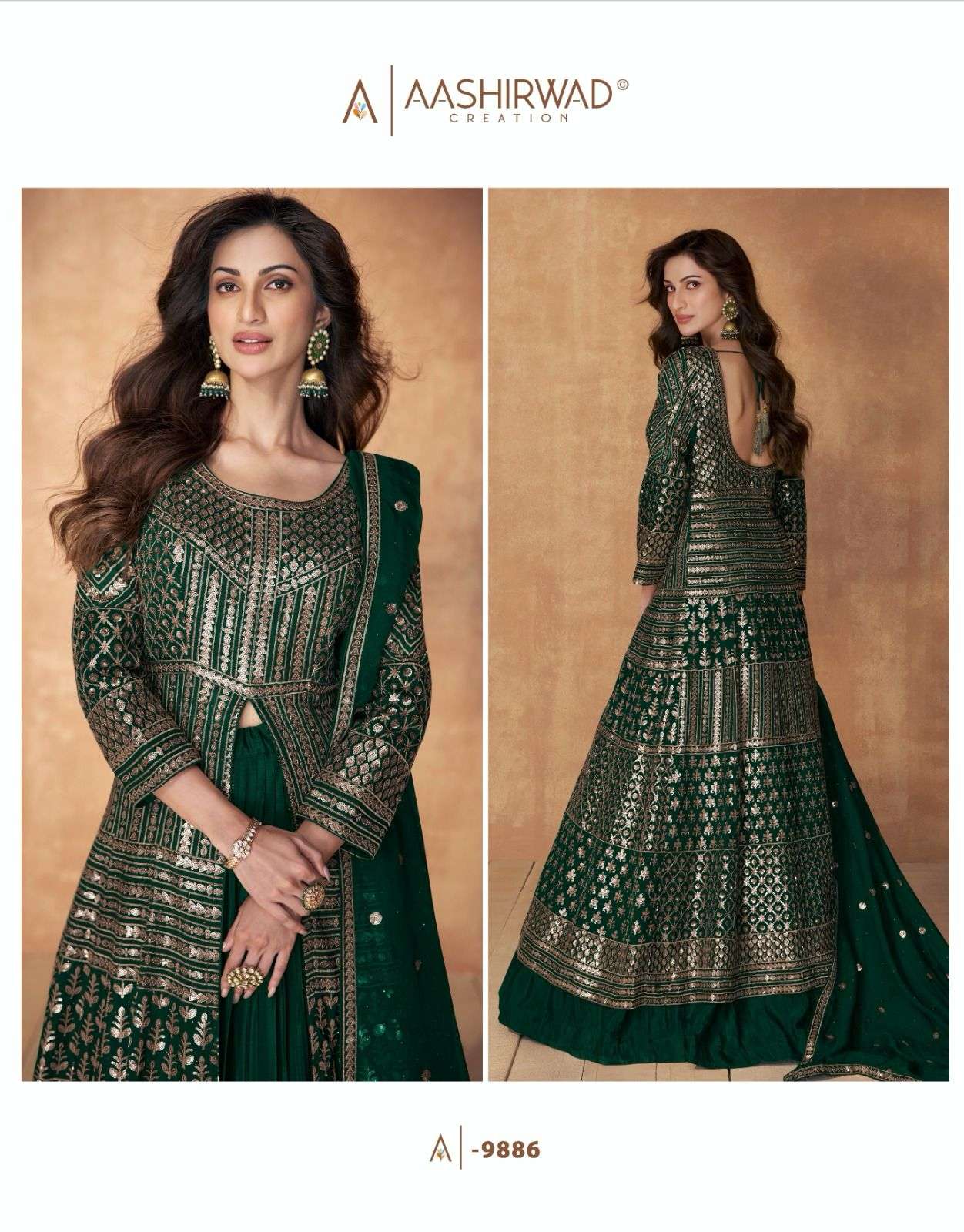 Aashirwad Gulkand Sequence Real Georgette Salwar Suits Wholesale catalog