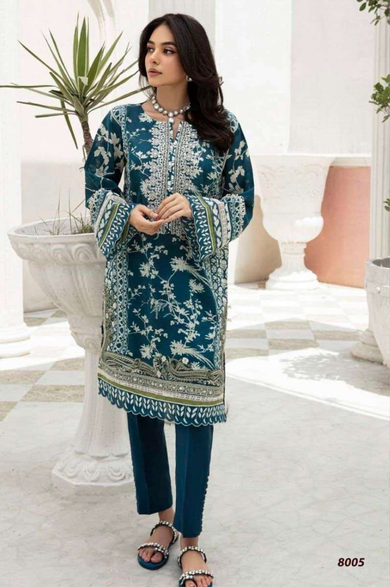 Agha Noor Jainee Vol 8 Luxury Lawn Dress Material Wholesale catalog