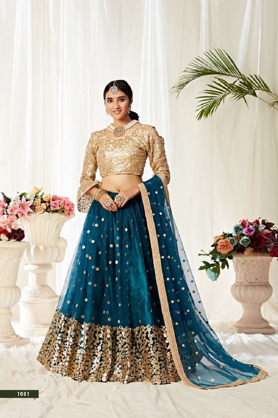 AGNILEKHA VOL - 1001 DESIGNER PARTY WEAR LOOK HEAVY LEHENGA CHOLI WHOLESALE CATALOG