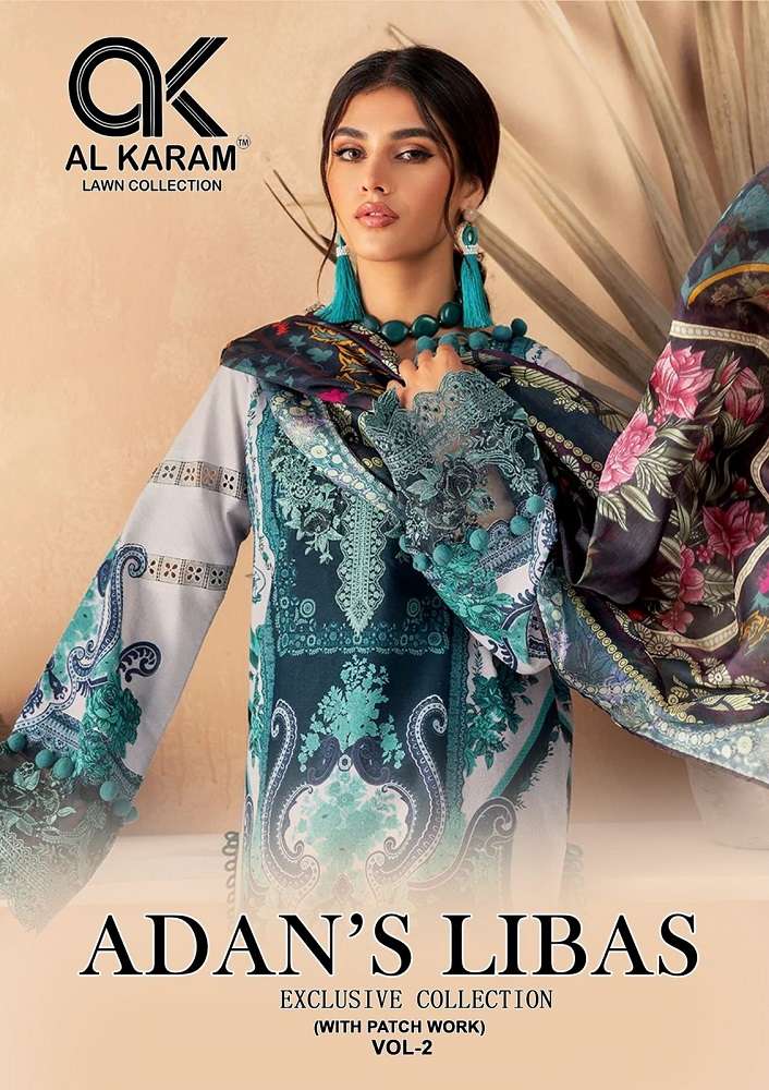 Al Karam Adan Libas Vol-2 -Dress Material -Wholesale Catalog 