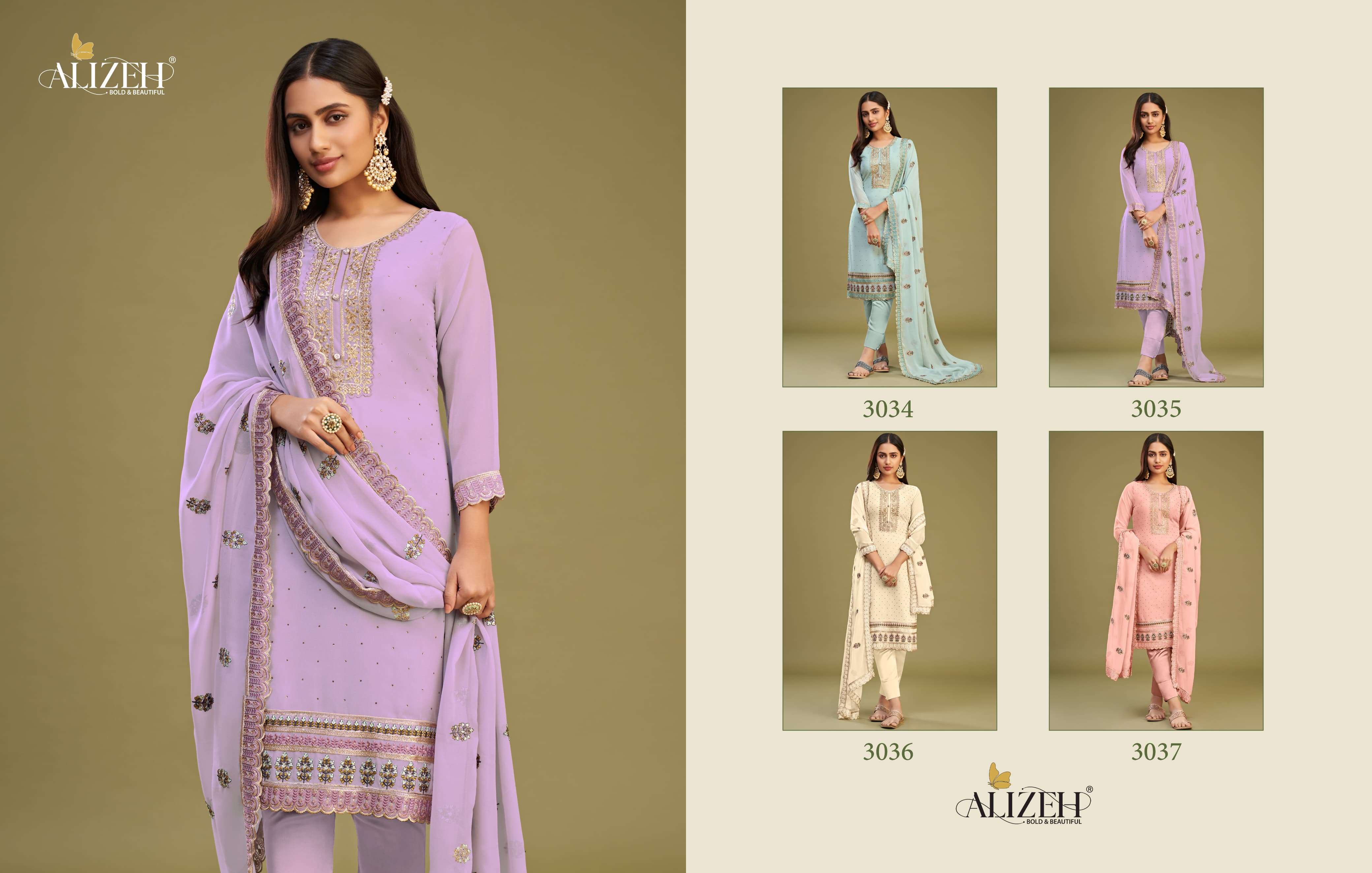 Alizeh Almora Vol 9 Salwar Kameez Wholesale catalog