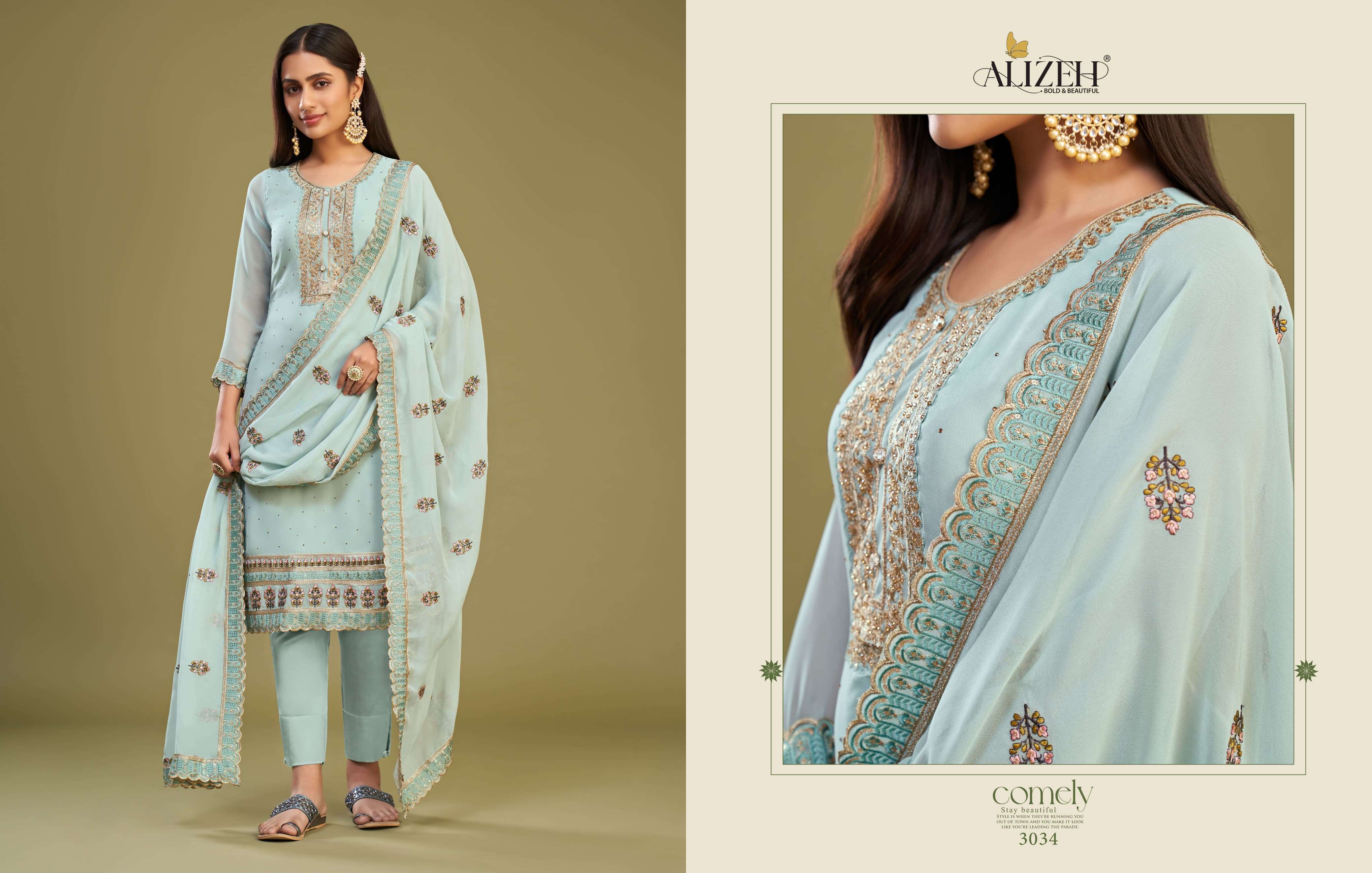 Alizeh Almora Vol 9 Salwar Kameez Wholesale catalog