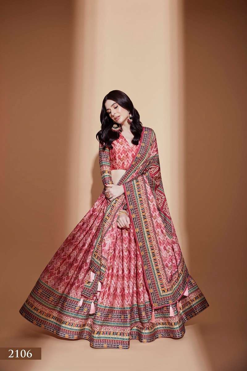 AMORA VOL – 1 PEACH CROCHET EMBROIDERED Lehenga Choli Wholesale catalog