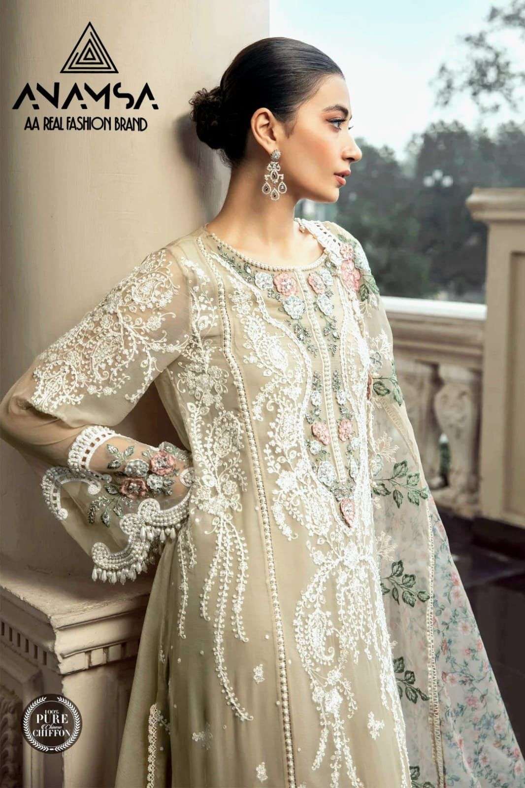 Anamsa 240 Georgette Salwar Kameez Wholesale catalog