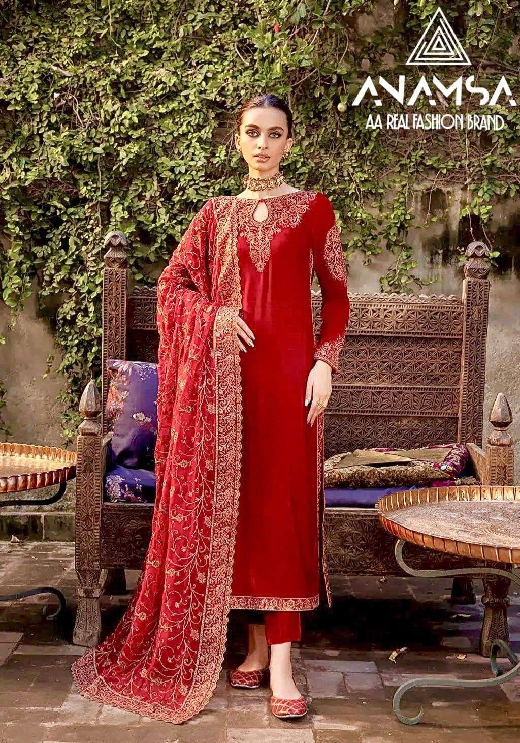 Anamsa 295 Georgette Salwar Kameez Wholesale catalog