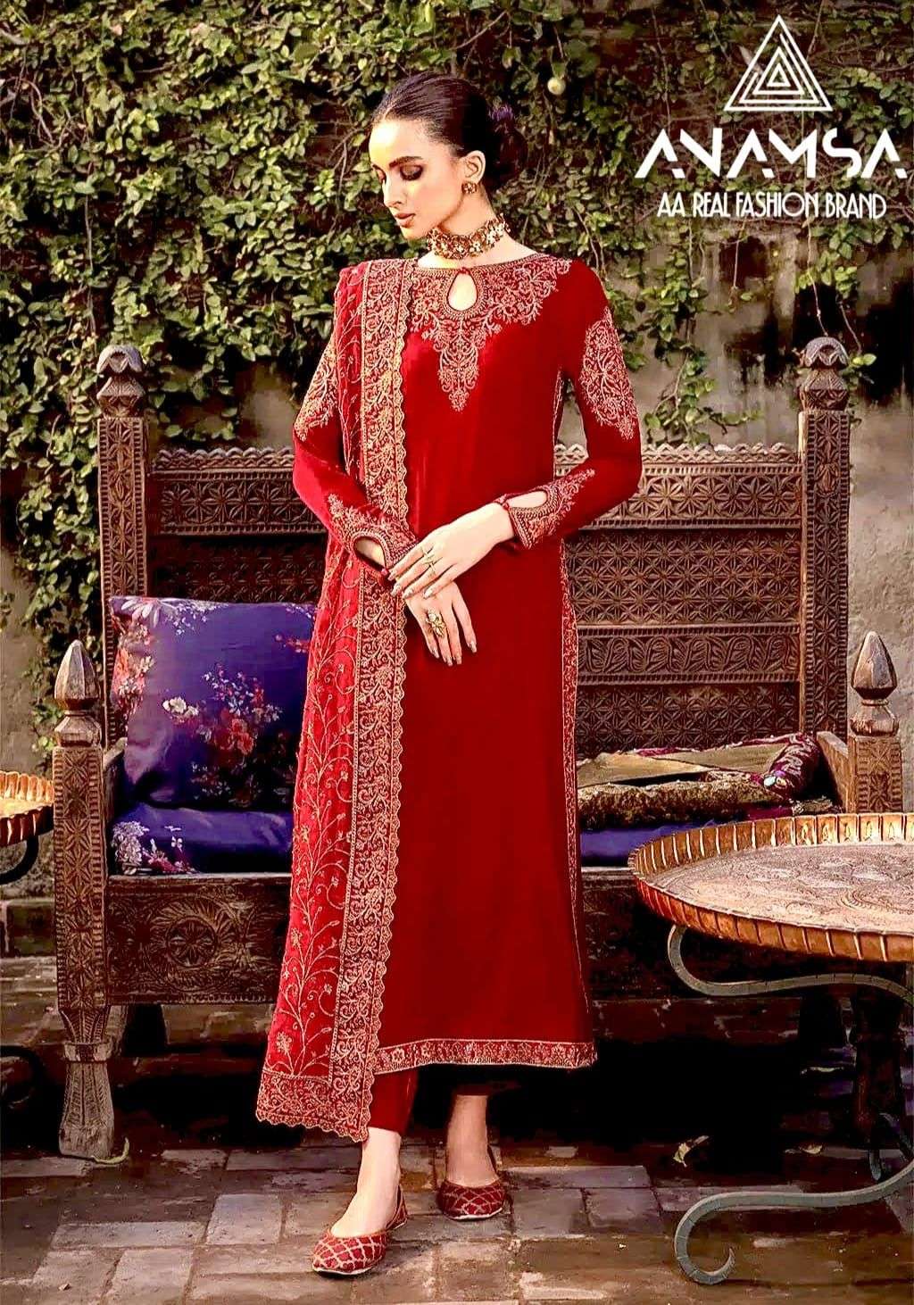 Anamsa 295 Georgette Salwar Kameez Wholesale catalog