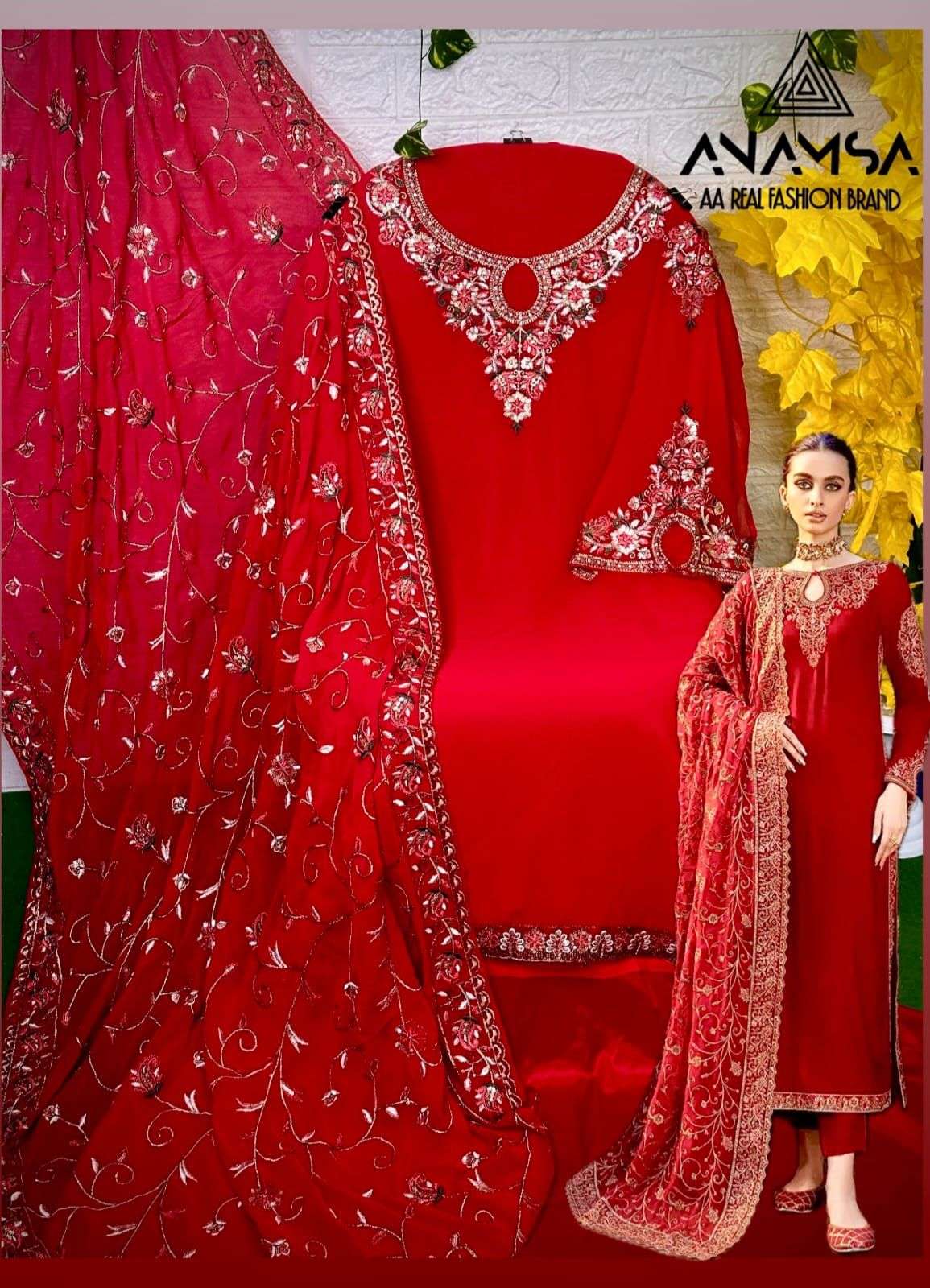 Anamsa 295 Georgette Salwar Kameez Wholesale catalog
