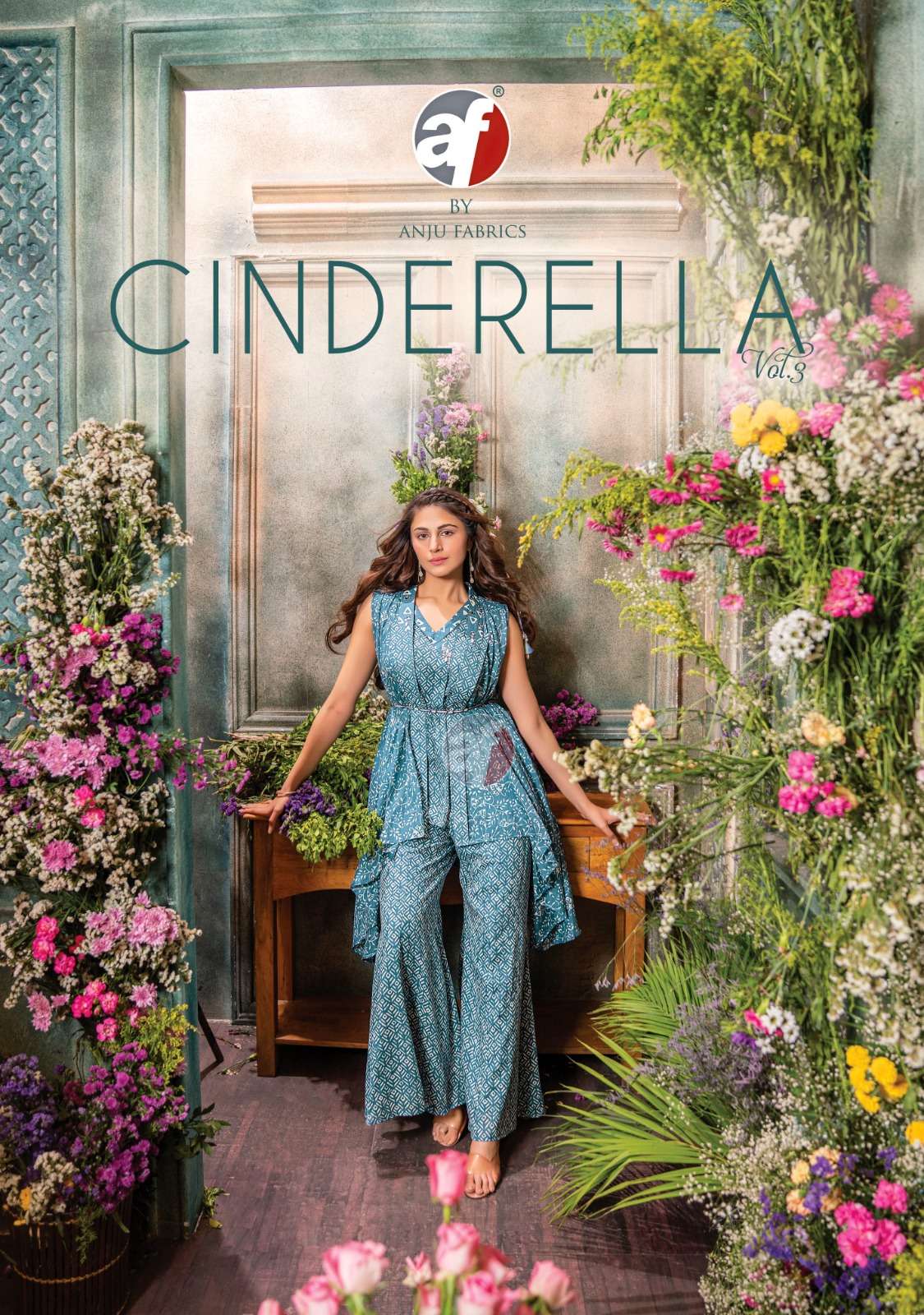 Anju Fabrics Cindrella vol -3 Kurti Wholesale catalog