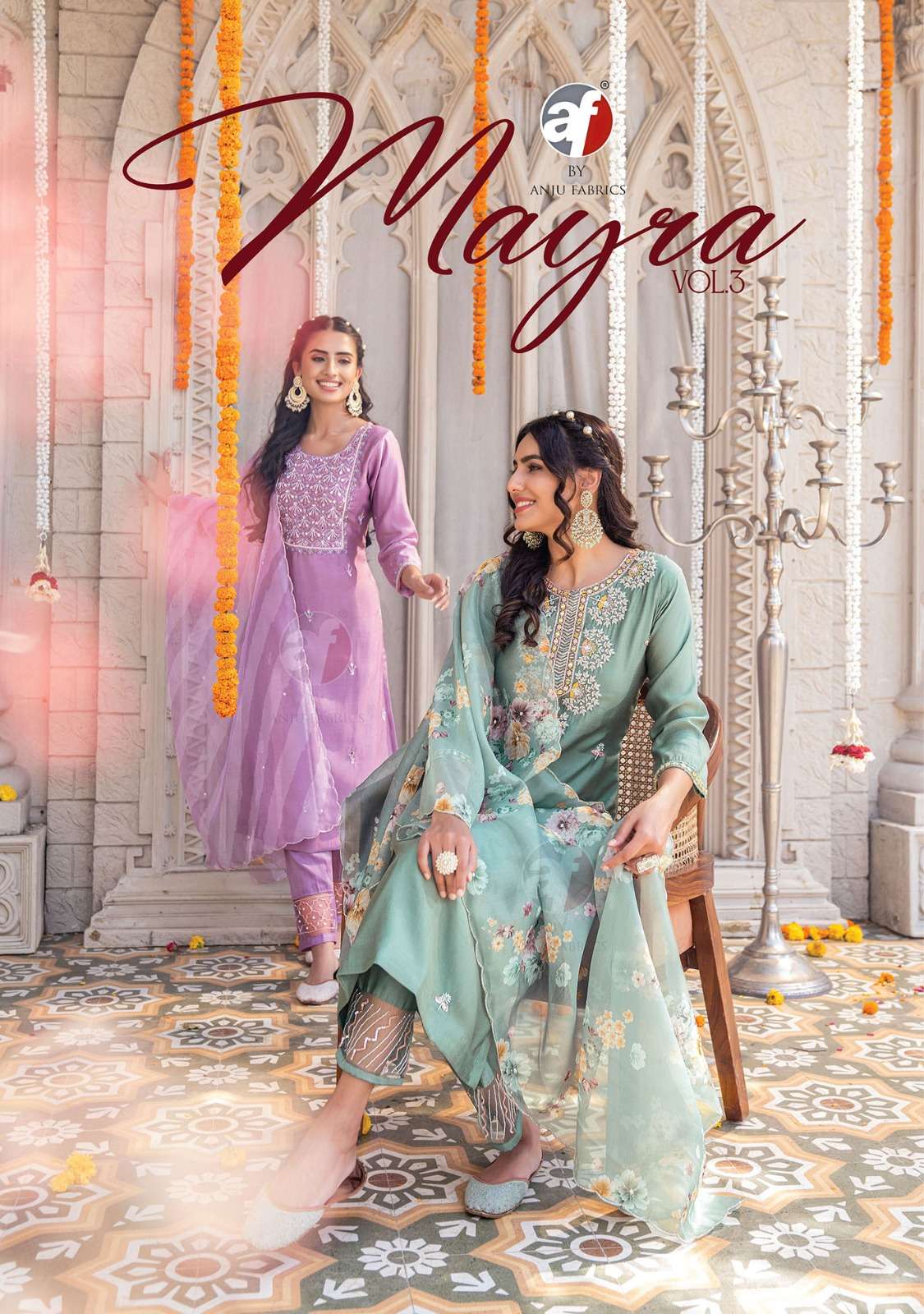 Anju Fabrics Mayra vol -3 Kurti Wholesale catalog