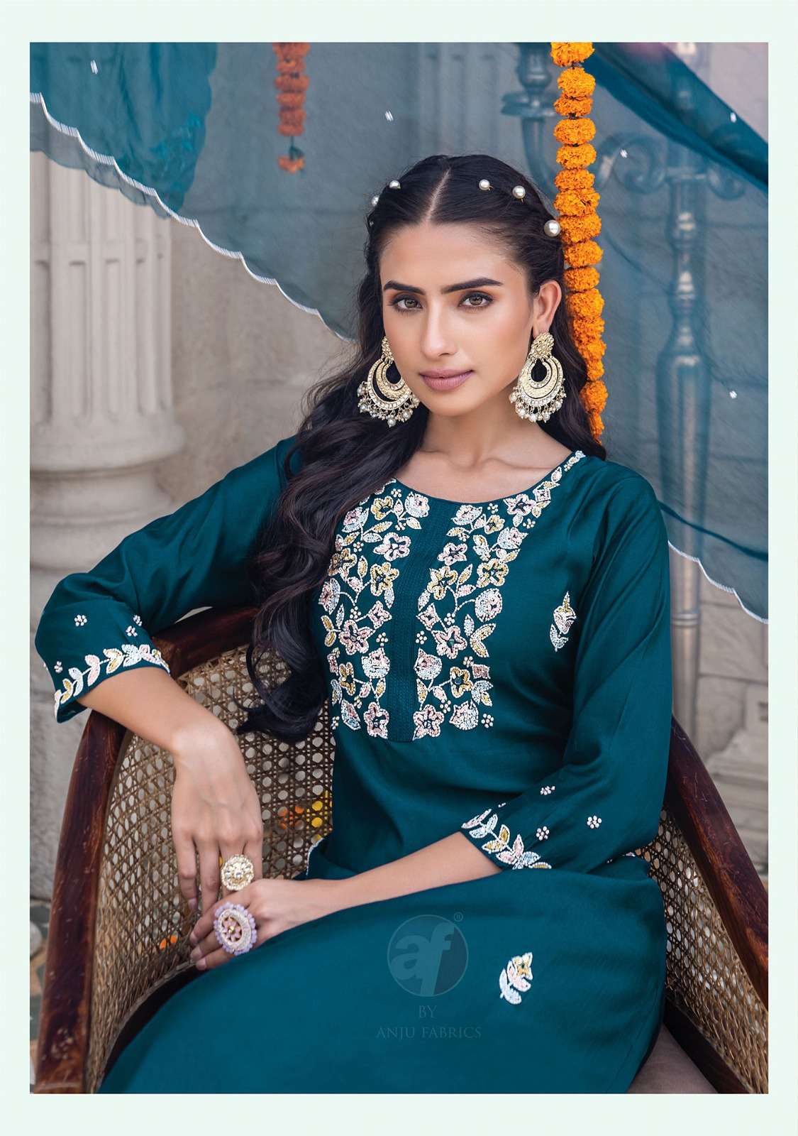 Anju Fabrics Mayra vol -3 Kurti Wholesale catalog