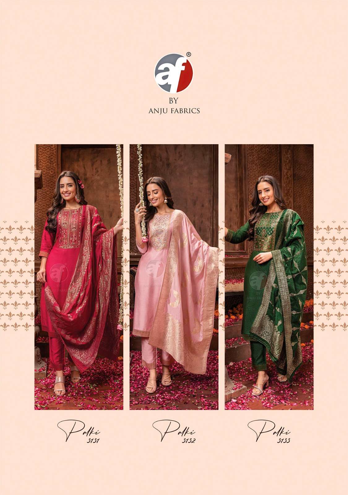 Anju Fabrics Palki vol -3 Kurti Wholesale catalog