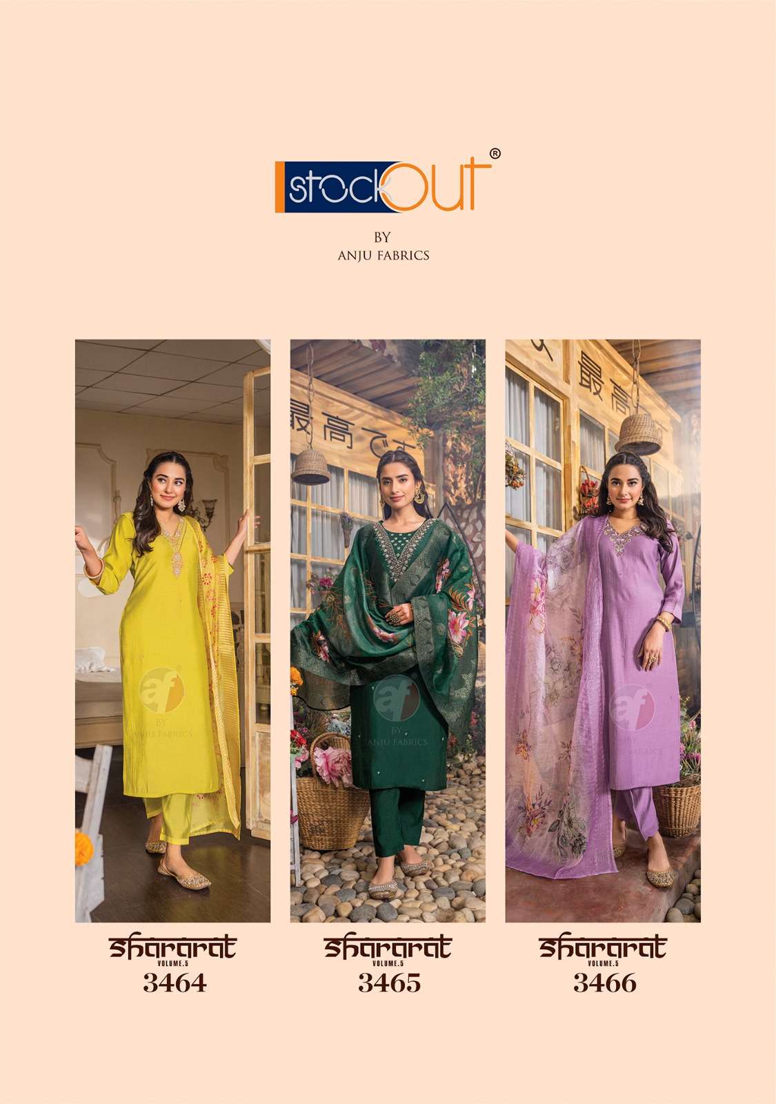 Anju Fabrics Shararat vol -5 Kurti Wholesale catalog