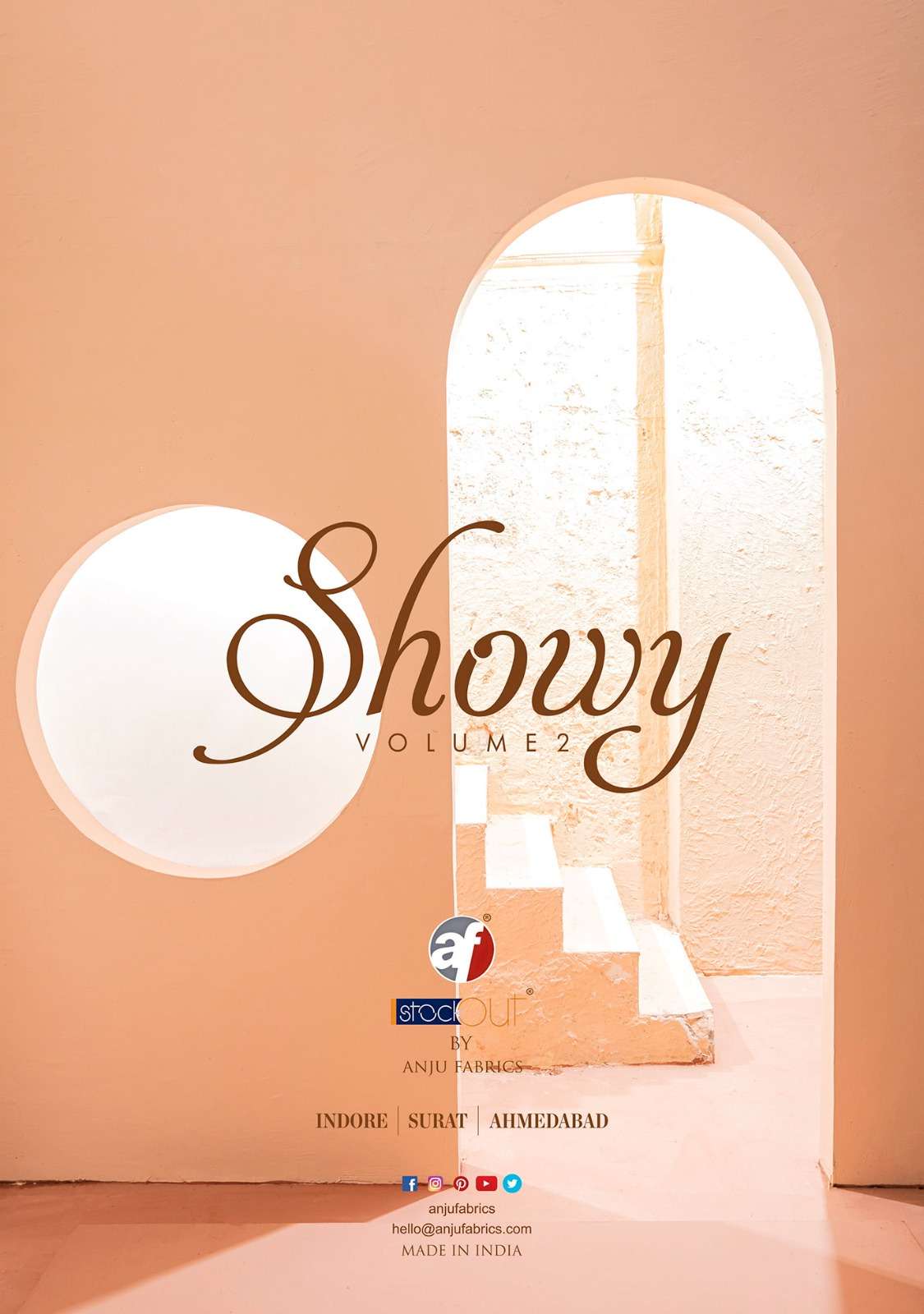 Anju Fabrics Showy vol-2 Kurti Wholesale catalog