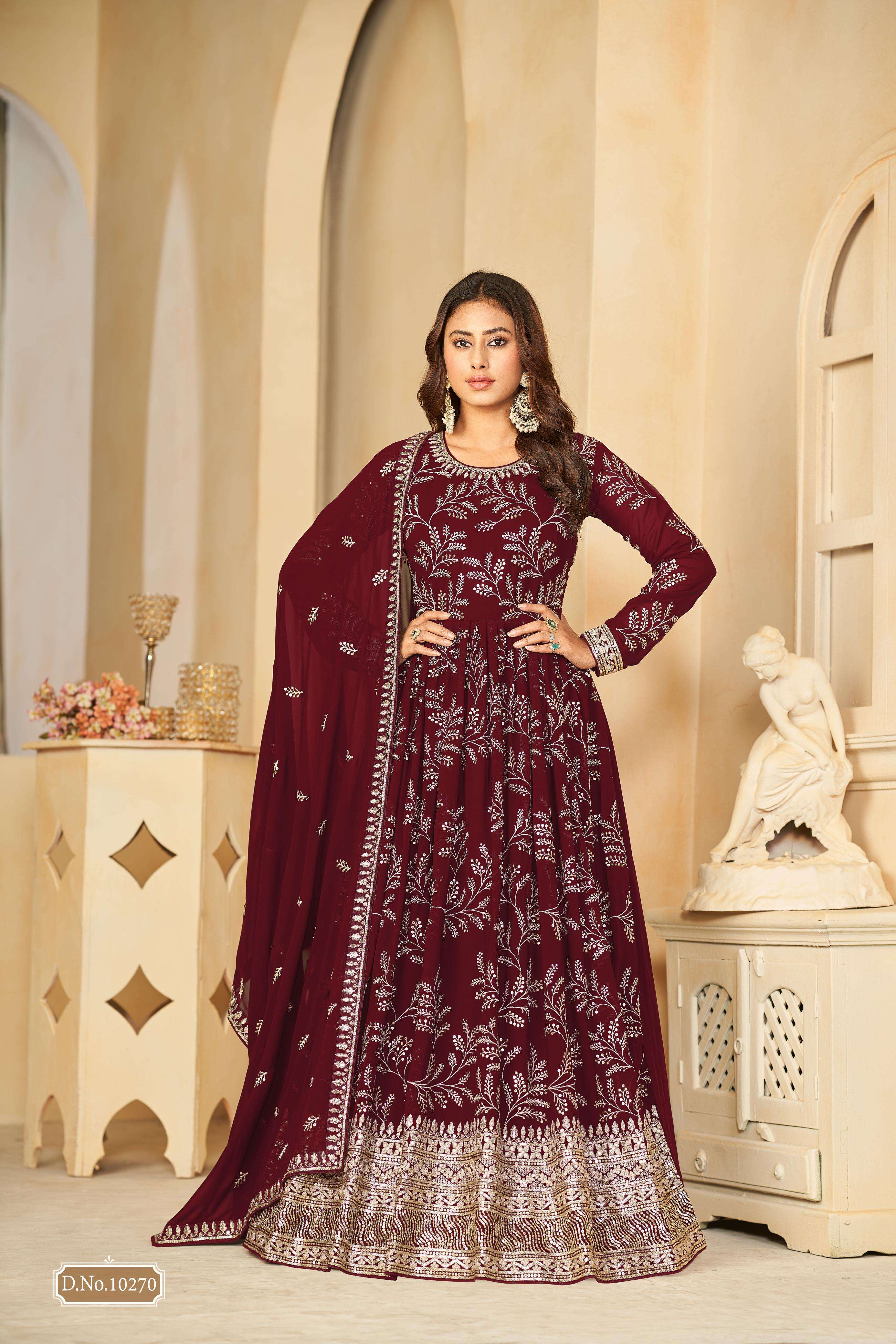 Anjubaa Vol 27 Premium Faux Georgette Salwar Suit Wholesale catalog