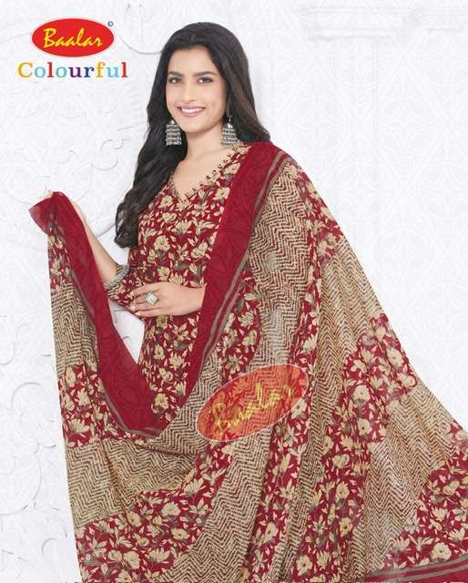Baalar Colourfull Vol-20- Dress Material Wholesale Catalog