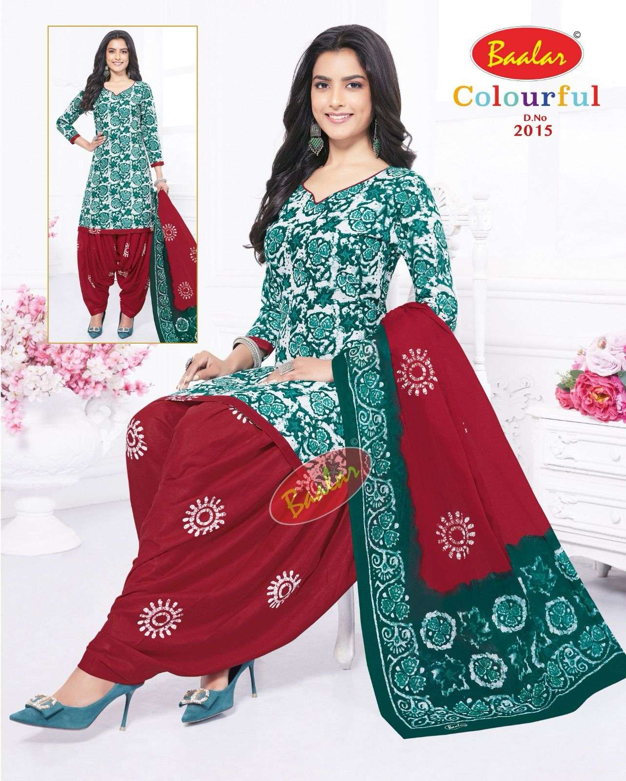 Baalar Colourfull Vol-20- Dress Material Wholesale Catalog