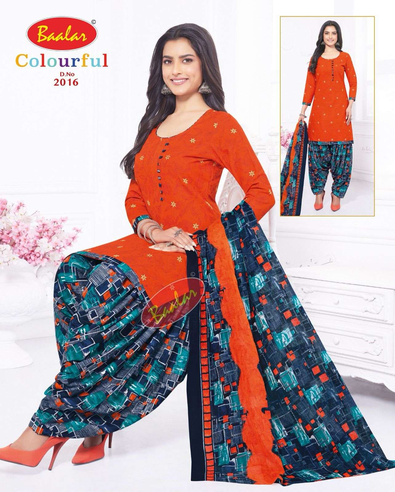 Baalar Colourfull Vol-20- Dress Material Wholesale Catalog