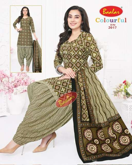 Baalar Colourfull Vol-20- Dress Material Wholesale Catalog