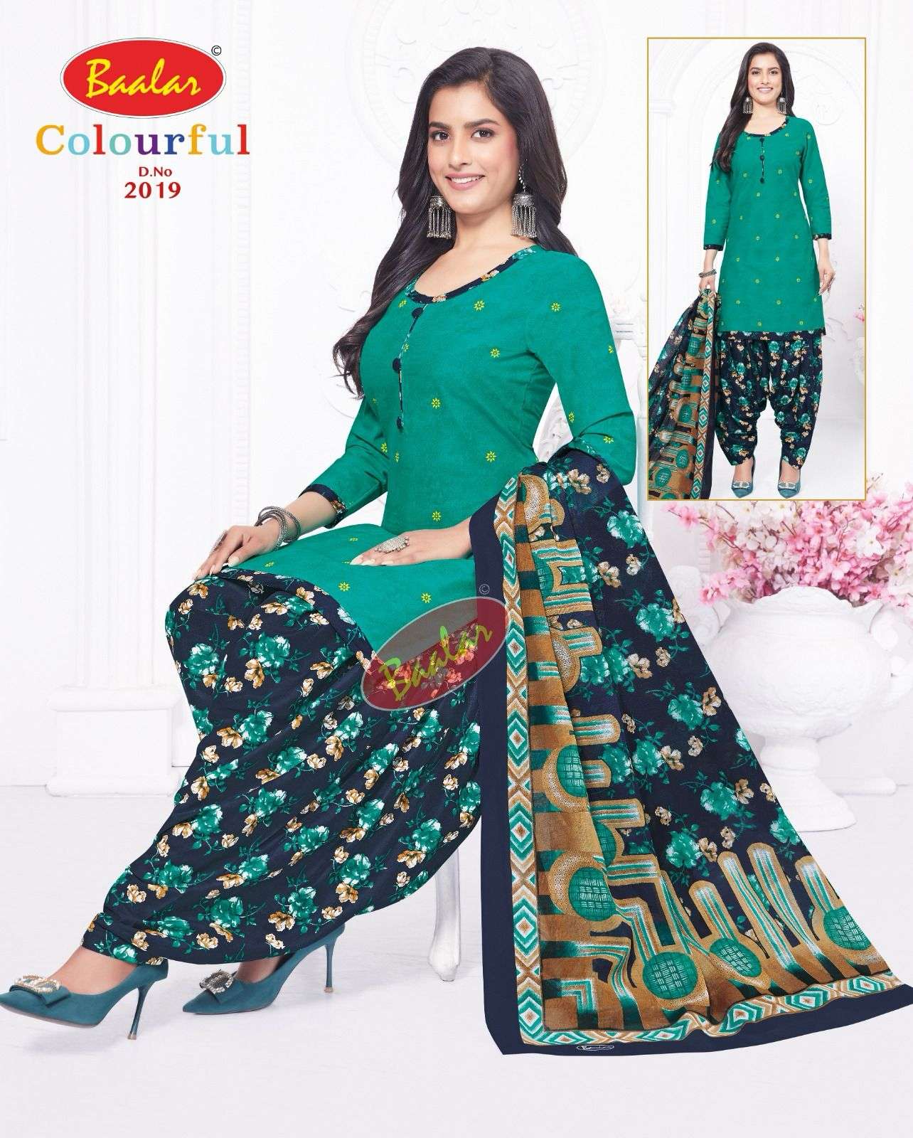 Baalar Colourfull Vol-20- Dress Material Wholesale Catalog