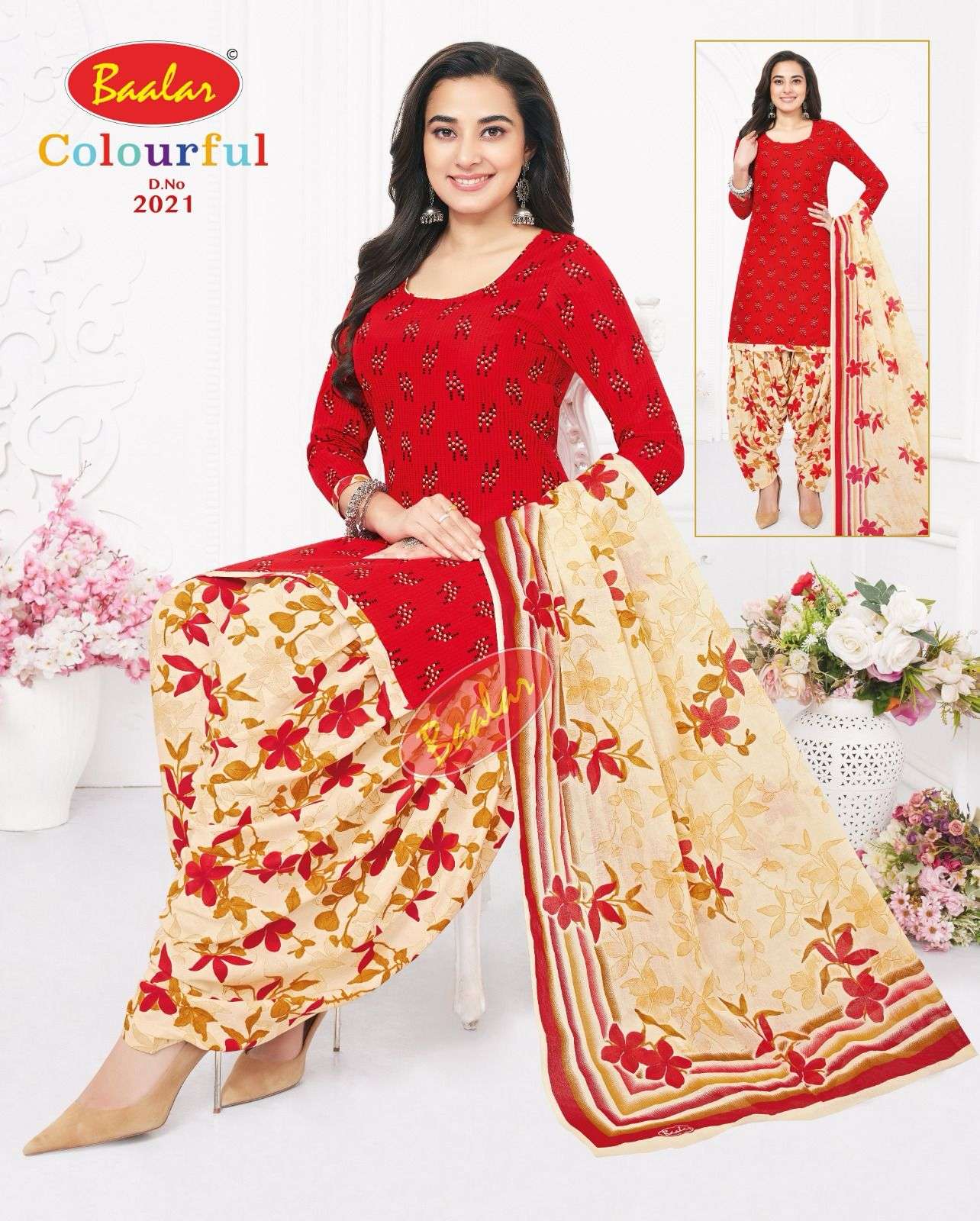Baalar Colourfull Vol-20- Dress Material Wholesale Catalog