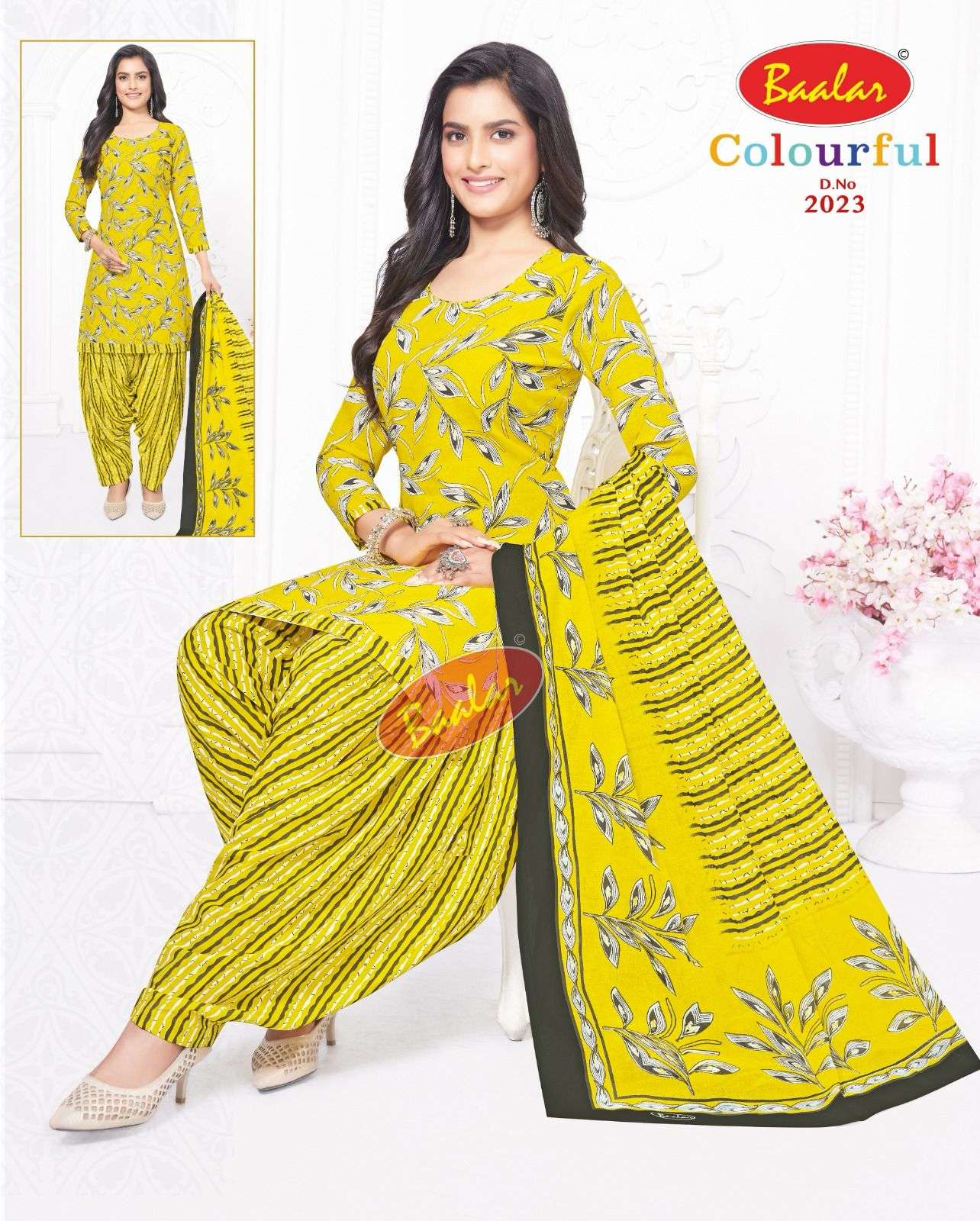 Baalar Colourfull Vol-20- Dress Material Wholesale Catalog