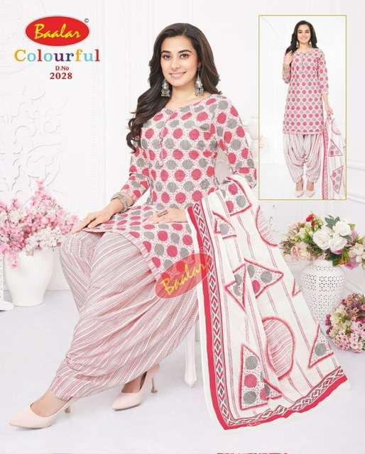 Baalar Colourfull Vol-20- Dress Material Wholesale Catalog