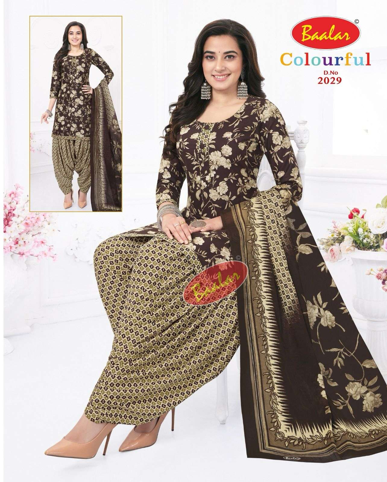 Baalar Colourfull Vol-20- Dress Material Wholesale Catalog