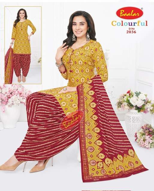 Baalar Colourfull Vol-20- Dress Material Wholesale Catalog
