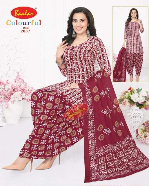 Baalar Colourfull Vol-20- Dress Material Wholesale Catalog