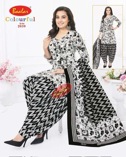 Baalar Colourfull Vol-20- Dress Material Wholesale Catalog