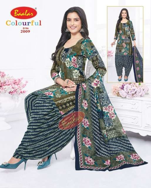 Baalar Colourfull Vol-20- Dress Material Wholesale Catalog