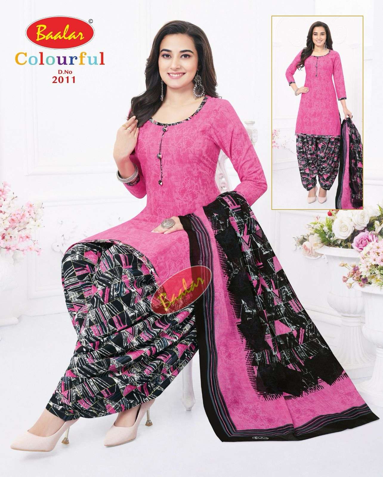 Baalar Colourfull Vol-20- Dress Material Wholesale Catalog