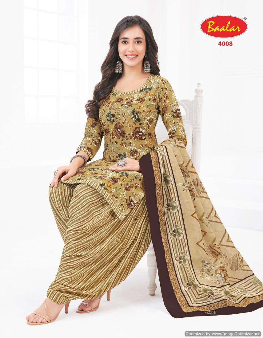 Baalar Crystal Patiyala Vol-4 – Dress Material -Wholesale Catalog