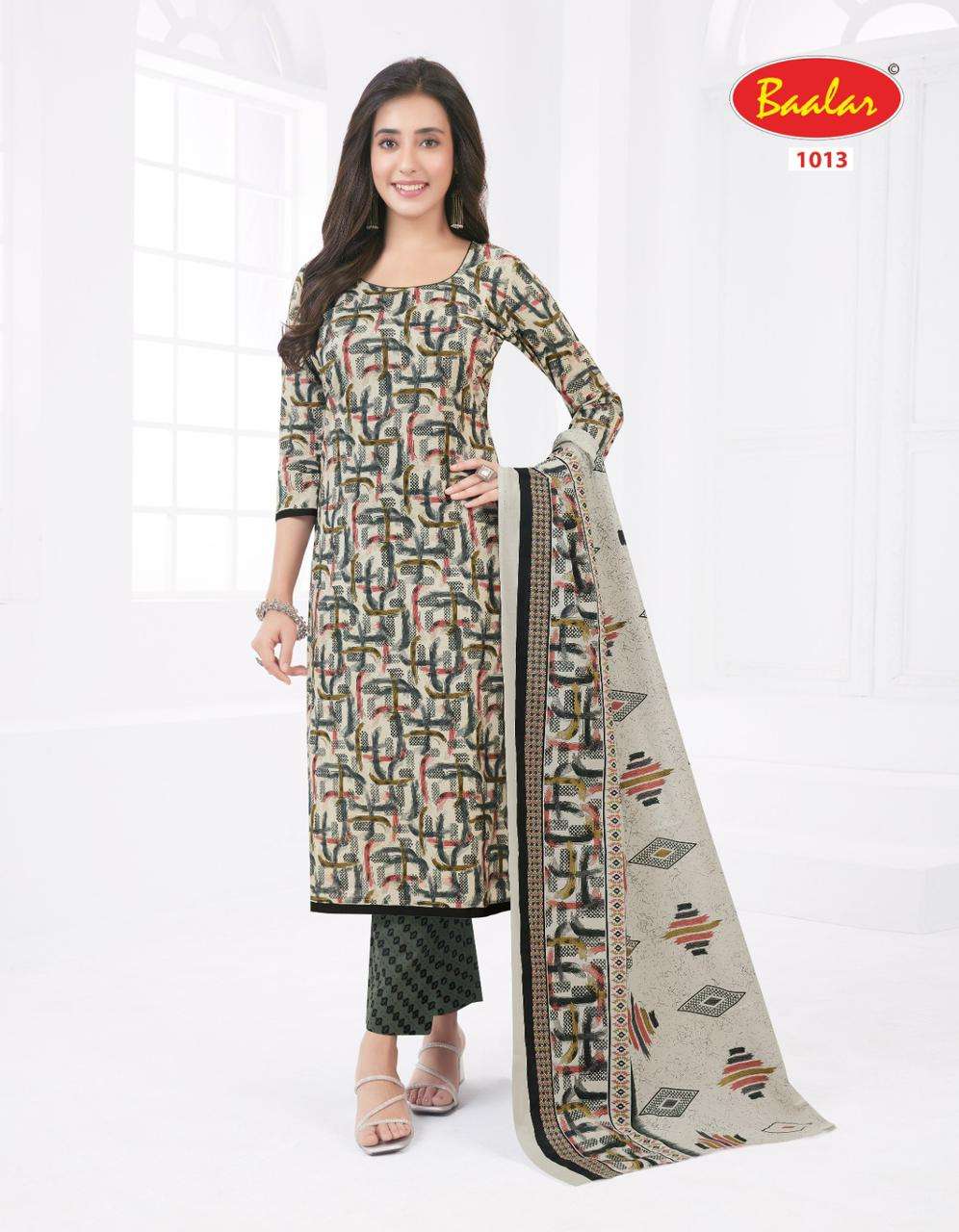 Baalar Kashmir Vol-1- Lawn Cotton Dress Material Wholesale Catalog