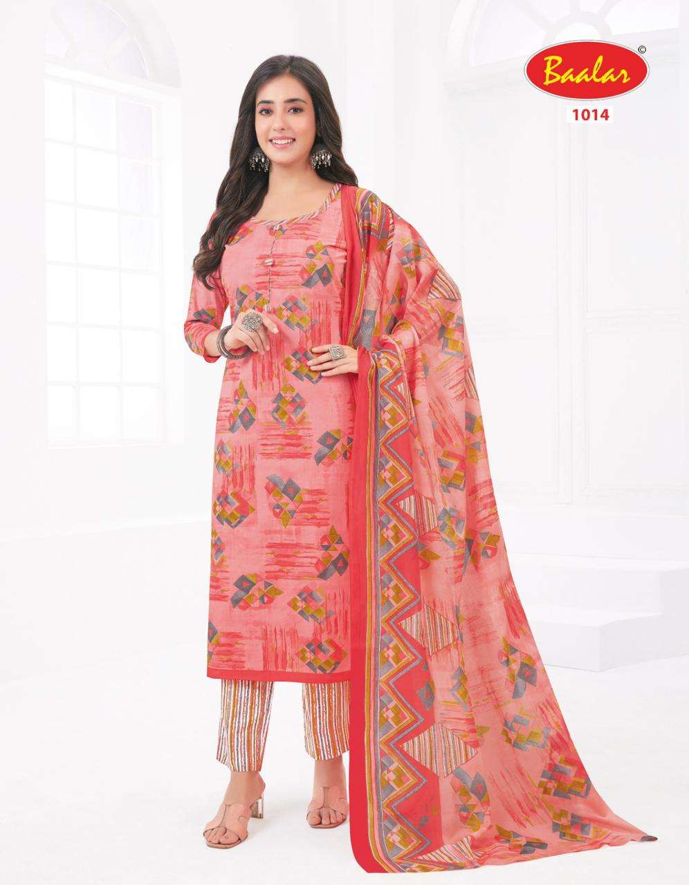 Baalar Kashmir Vol-1- Lawn Cotton Dress Material Wholesale Catalog