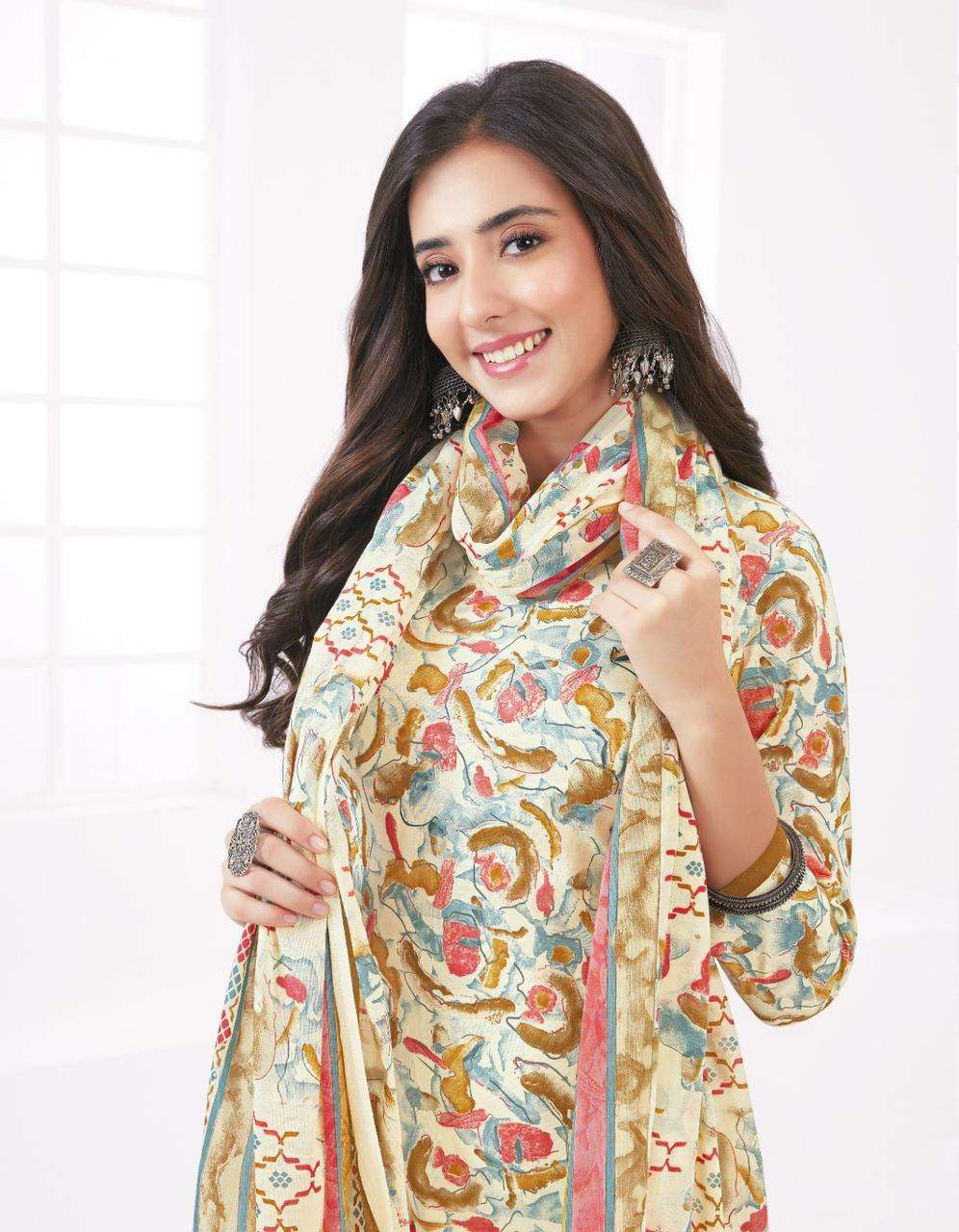 Baalar Kashmir Vol-1- Lawn Cotton Dress Material Wholesale Catalog