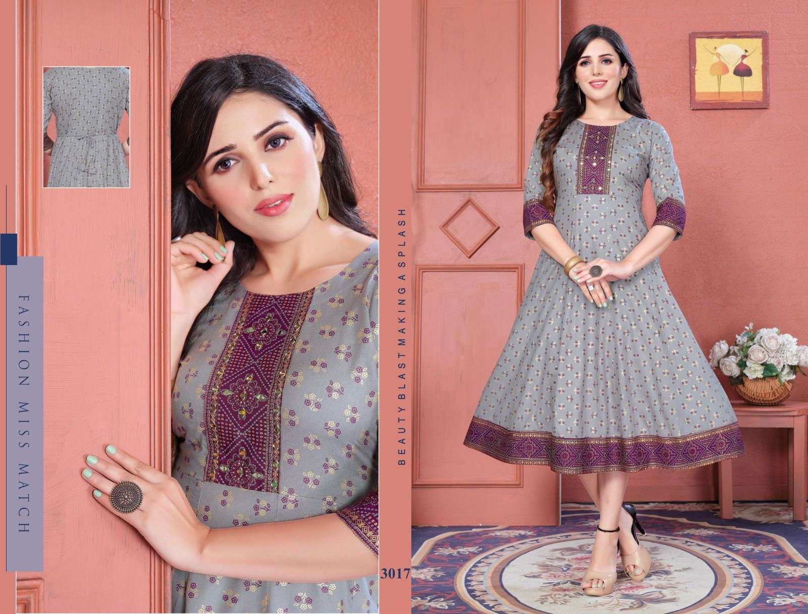  BEAUTY MISS BRILLIANT vol -1 Kurti Wholesale catalog