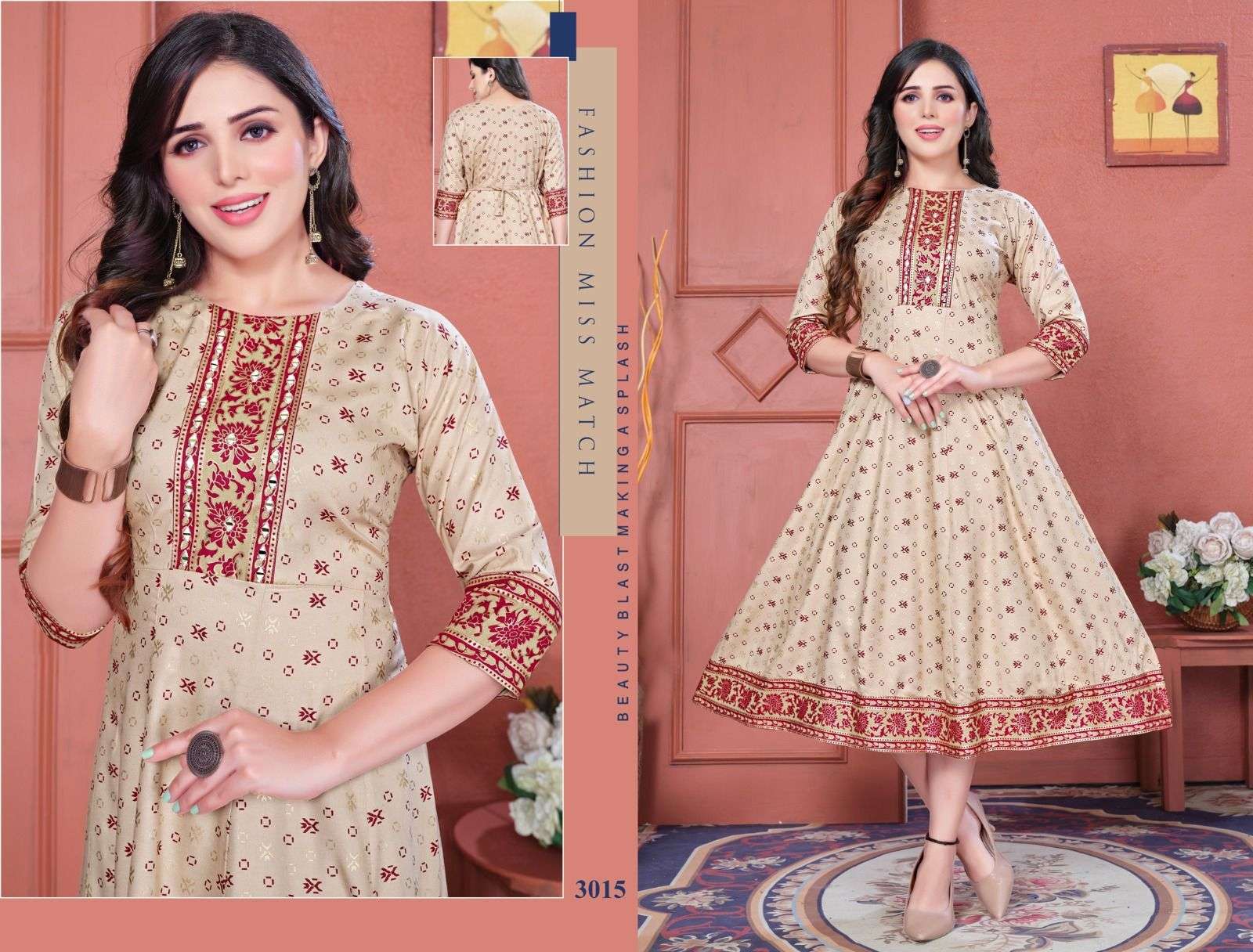  BEAUTY MISS BRILLIANT vol -1 Kurti Wholesale catalog