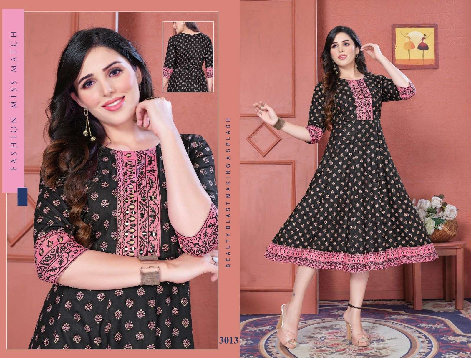  BEAUTY MISS BRILLIANT vol -1 Kurti Wholesale catalog
