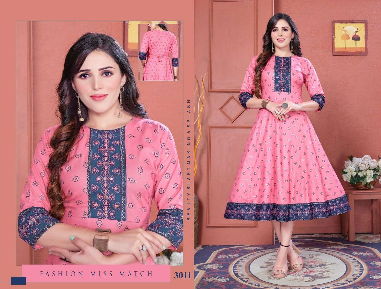  BEAUTY MISS BRILLIANT vol -1 Kurti Wholesale catalog
