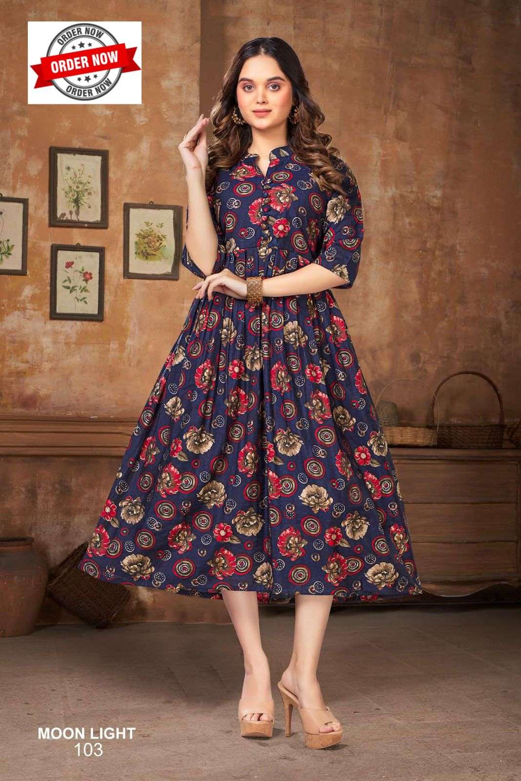 BEAUTY QUEEN MOONLIGHT VOL.1 Kurti Wholesale catalog