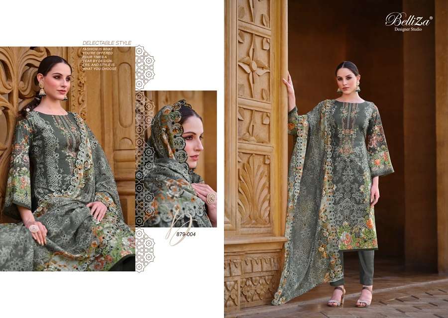 Belliza Guzarish Vol 3 Designer Premium Cotton Dress Material Wholesale catalog