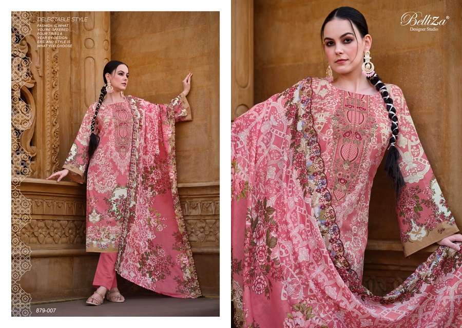 Belliza Guzarish Vol 3 Designer Premium Cotton Dress Material Wholesale catalog