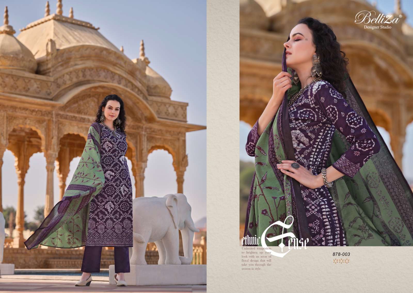 Belliza Mashuqa Cotton Digital Printed Dress Material Wholesale catalog