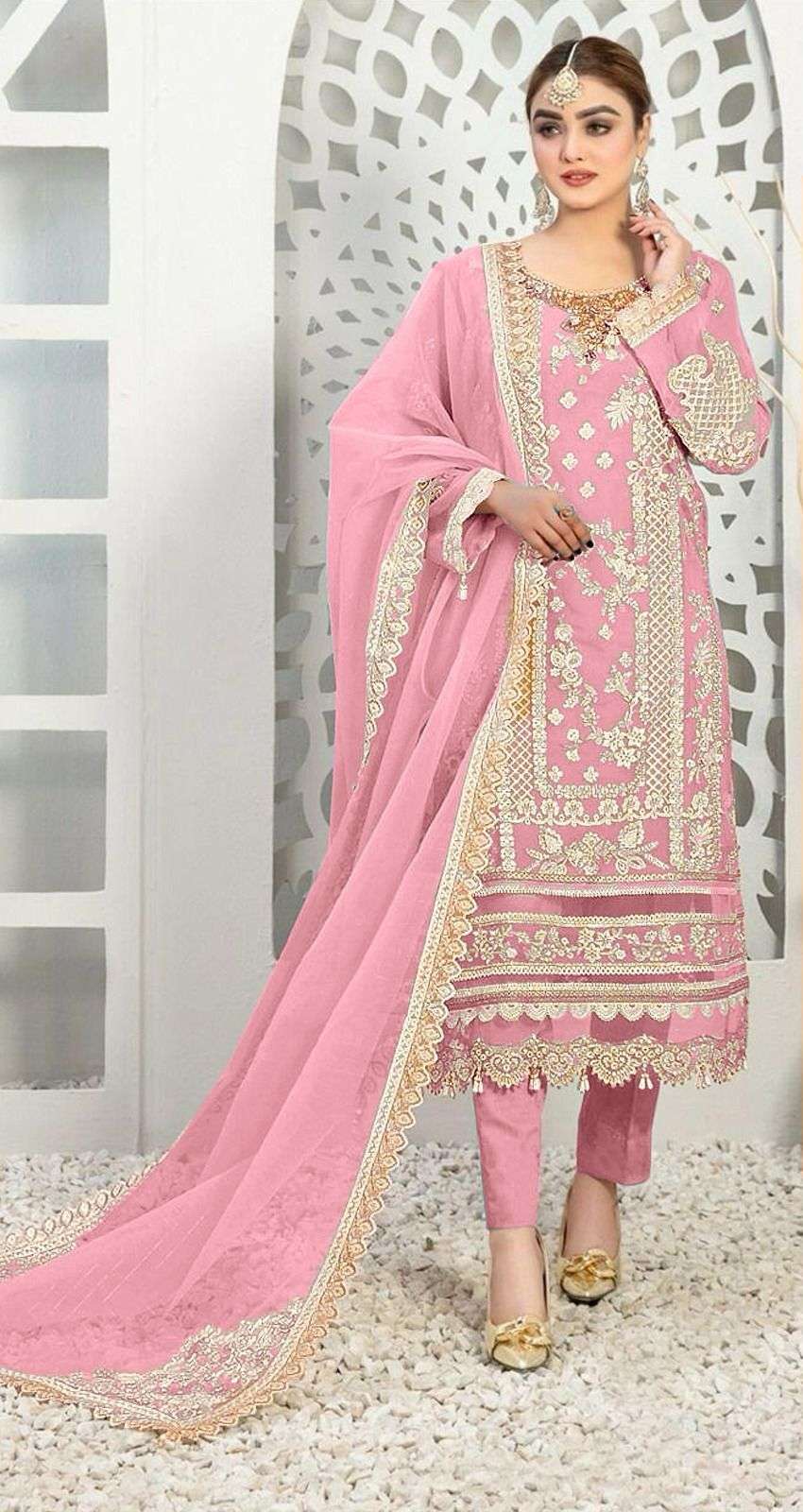 Bilqis B 34 A To D Organza Salwar Kameez Wholesale catalog