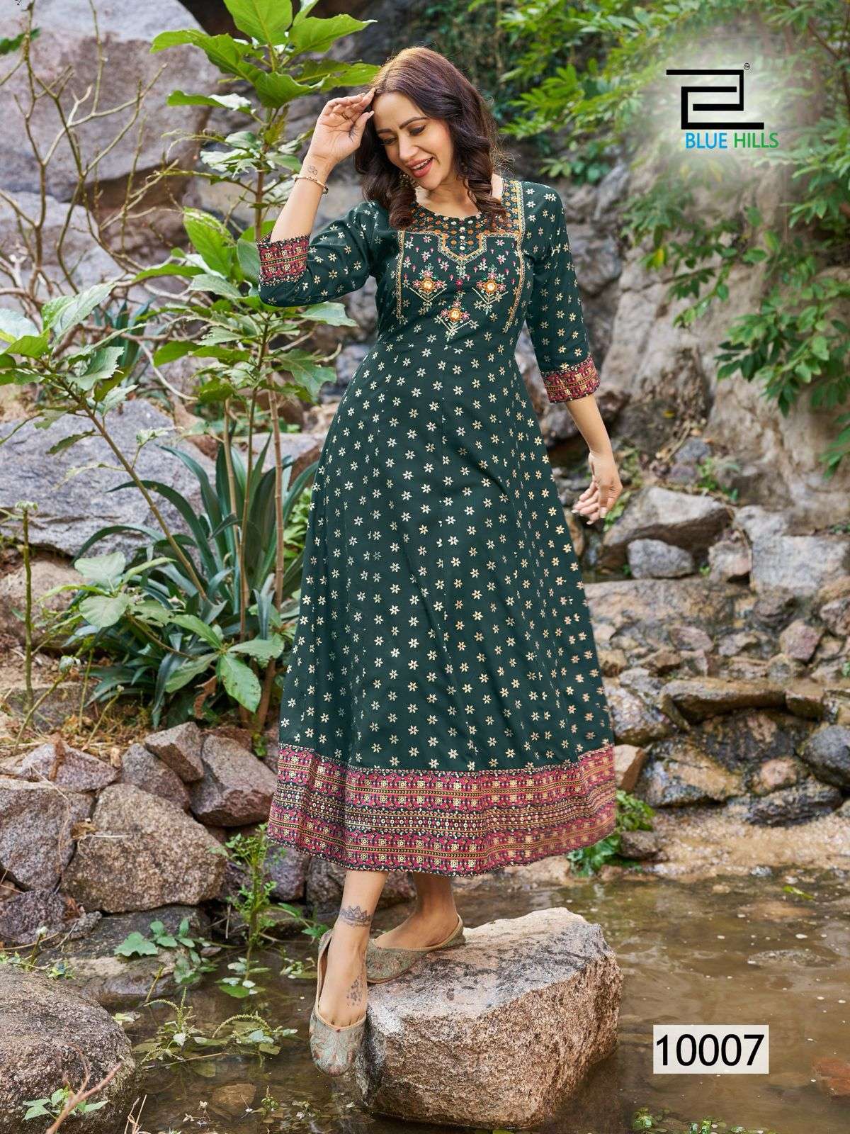 BLUE HILLS Encounter Vol.10 Kurti Wholesale catalog